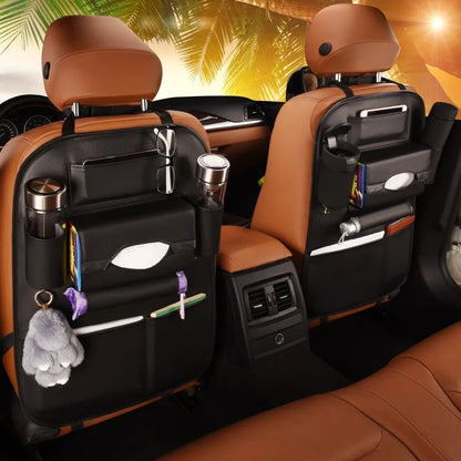 2024 Universal Leather Car Seat Organizer