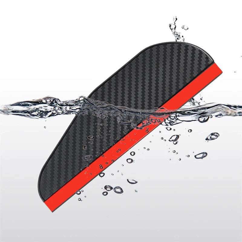 Carbon Fiber Car Rearview Mirror Rain Visor