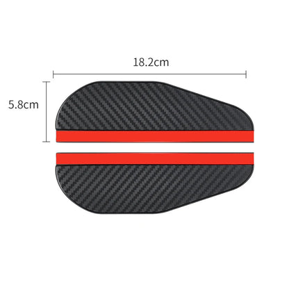 Carbon Fiber Car Rearview Mirror Rain Visor