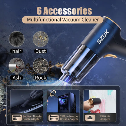 Powerful Mini Car Vacuum Cleaner