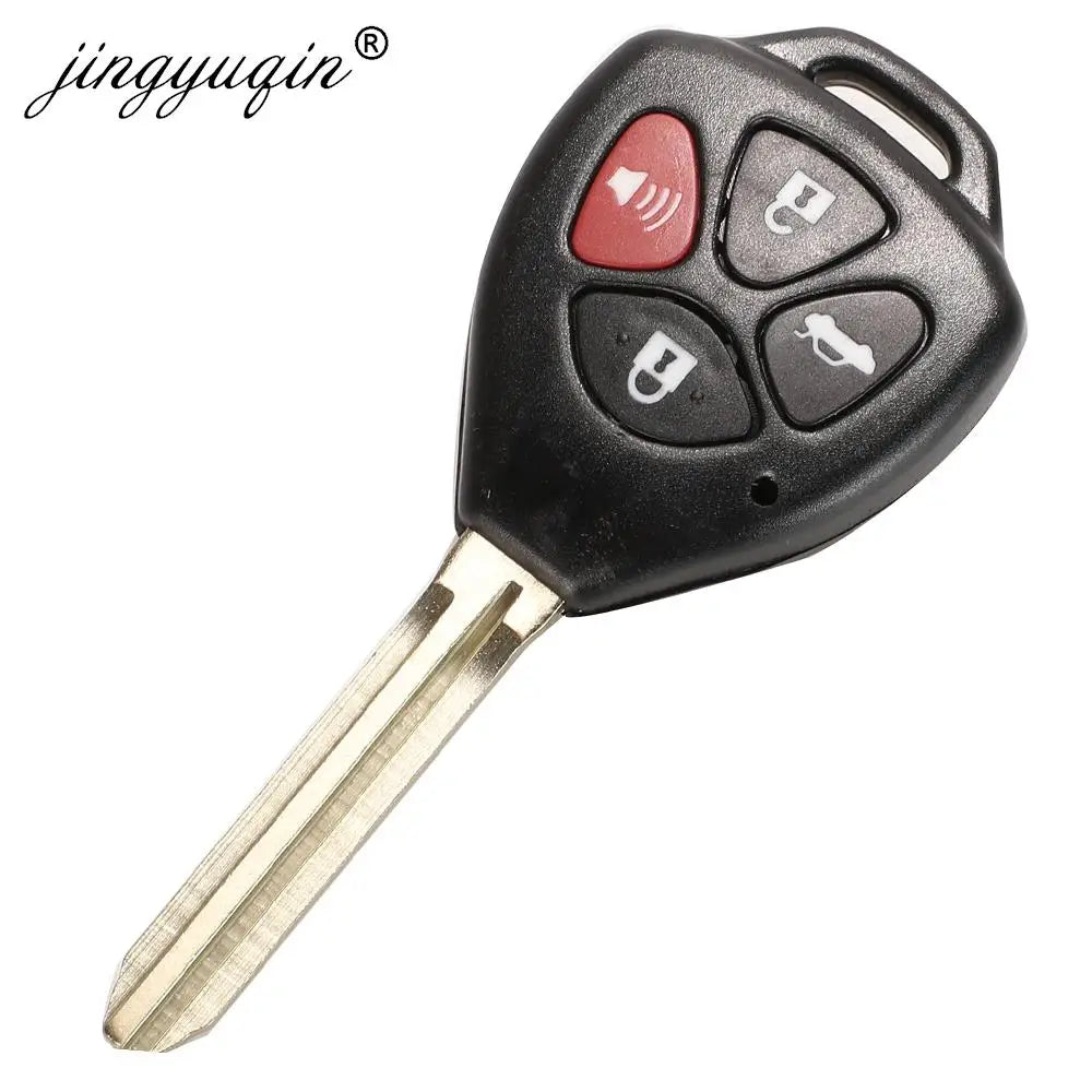 jingyuqin TOY43/TOY47 2/3/4Buttons Remote Key Shell For Toyota Camry Avalon Corolla Matrix RAV4 Venza Yaris Replacement FOB Case