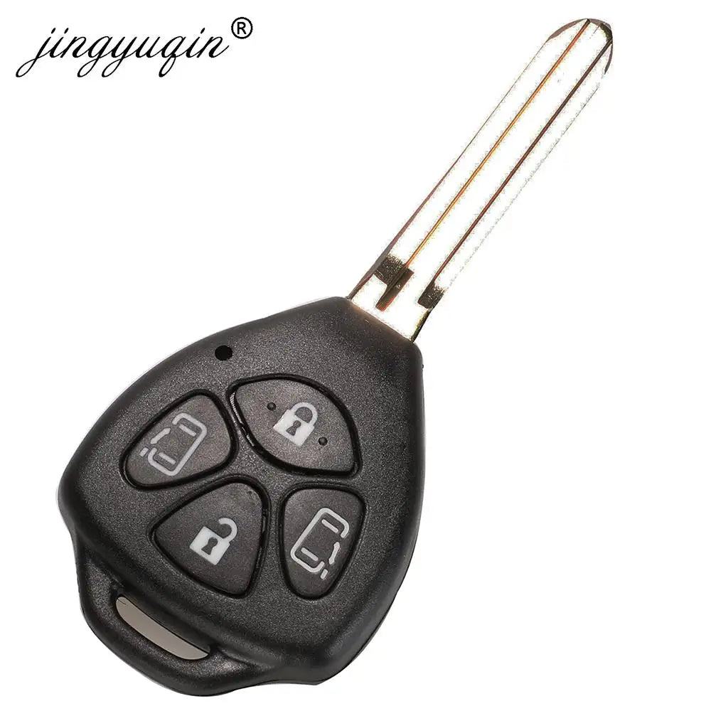 jingyuqin TOY43/TOY47 2/3/4Buttons Remote Key Shell For Toyota Camry Avalon Corolla Matrix RAV4 Venza Yaris Replacement FOB Case