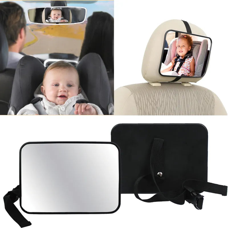 Adjustable Wide Car Rearview Mirror for Baby/Child Seat